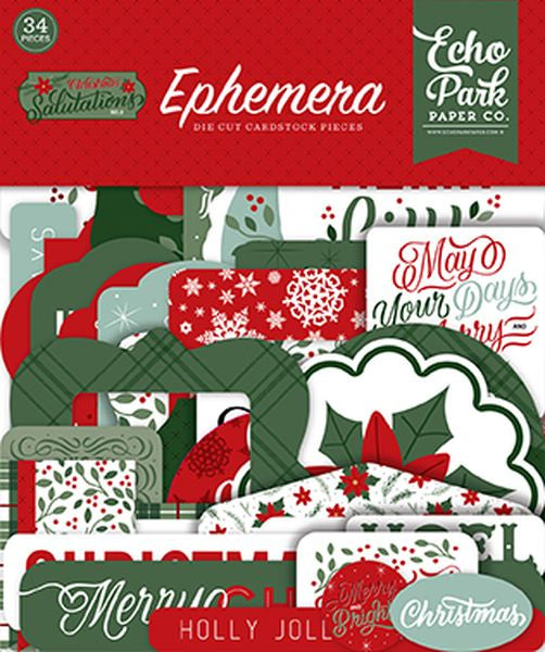 Christmas Salutation No 2 Ephemera