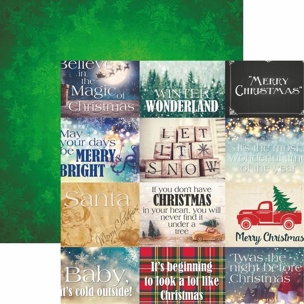 Reminisce Christmas Spirit: Christmas Spi DS Paper (1 Sheet)