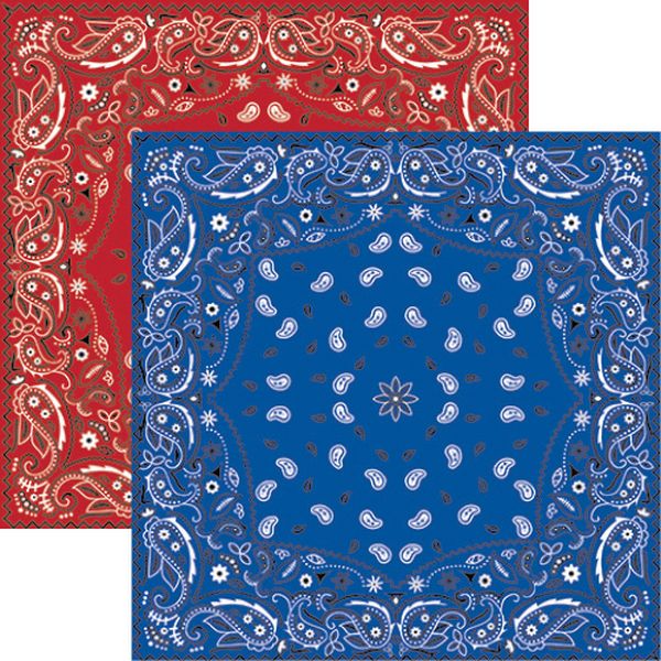Reminisce Cowboy: Bandana DS Paper (1 Sheet)
