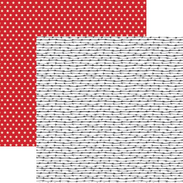 Reminisce Cowboy: Barbed Wire DS Paper (1 Sheet)