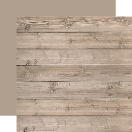 Cool Wood Grain Weathered Wood Grain 12x12 DS Patterned Paper (1 Sheet)