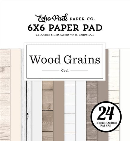 Echo Park Cool Wood Grains 6x6 Paper Pad
