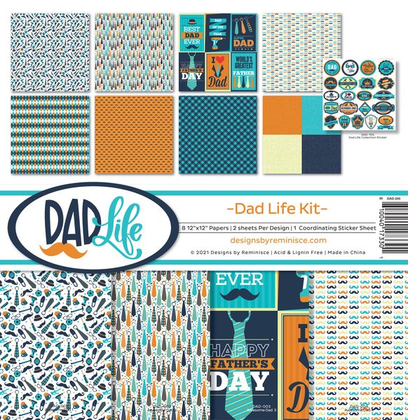 Reminisce Dad Life Collection Kit