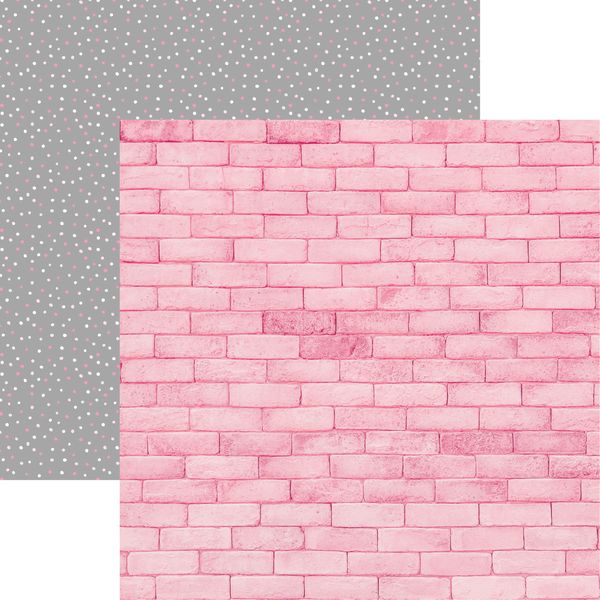 Reminisce Dance!: Pink Bricks DS Paper (1 Sheet)