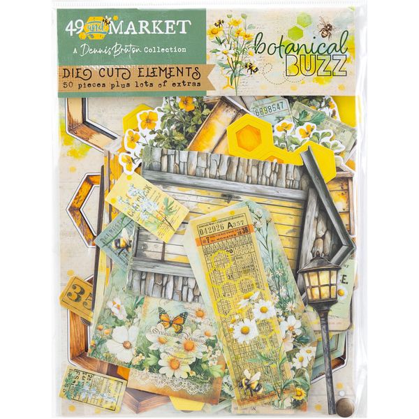 49 And Marketing Die-Cuts-Elements, Botanical Buzz