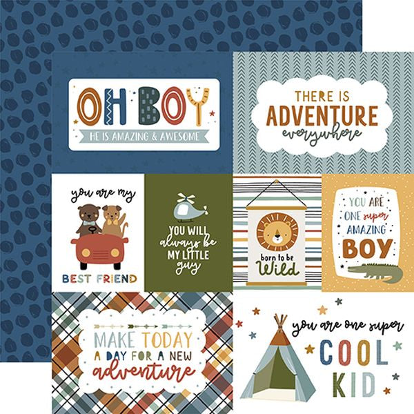 Echo Park Dream Baby Boy: Multi Journaling Cards