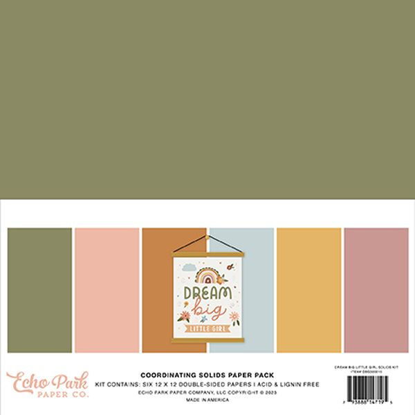 DISC - Dream Big Little Girl Solids Kit