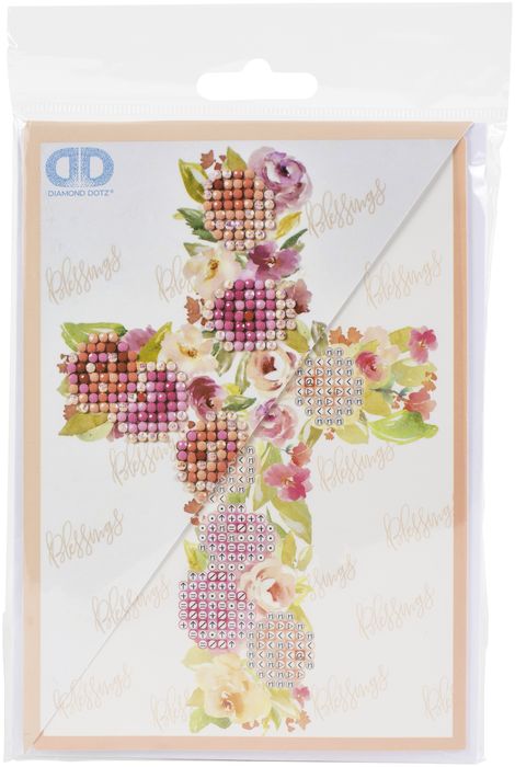 Diamond Dotz Diamond Art Greeting Card Kit 5"X7"-Blessings