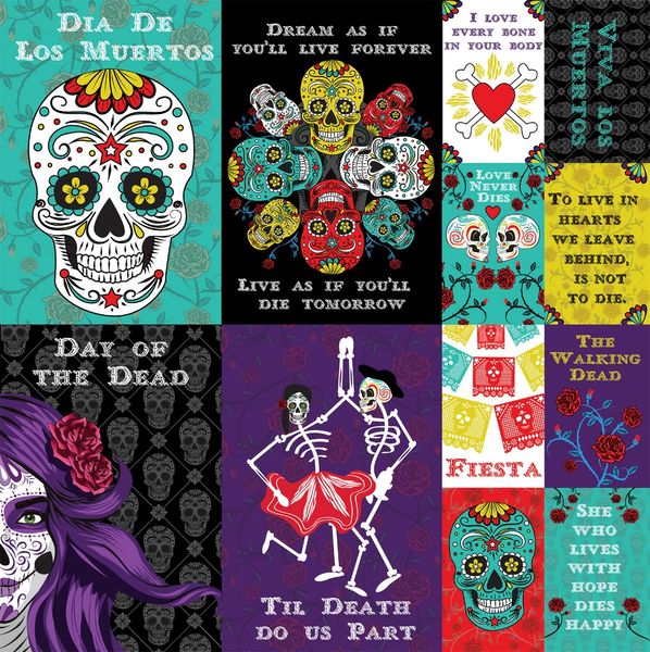 Reminisce Dia De Los Muertos Stickers
