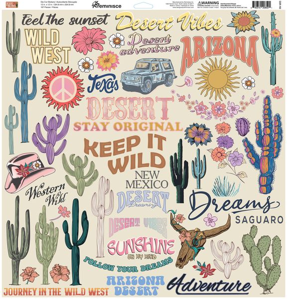 Reminisce Desert Dreams 12x12 Sticker