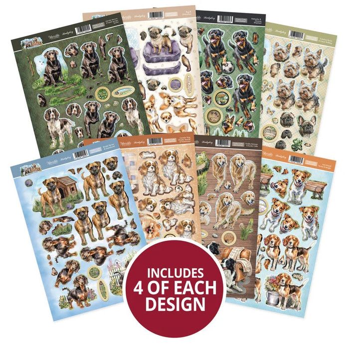 Hunkydory Crafts Dog Tales Decoupage Topper Collection