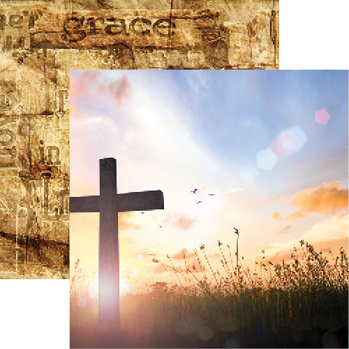 Reminisce Devoted Faith: Amazing Grace Pa DS Paper (1 Sheet)