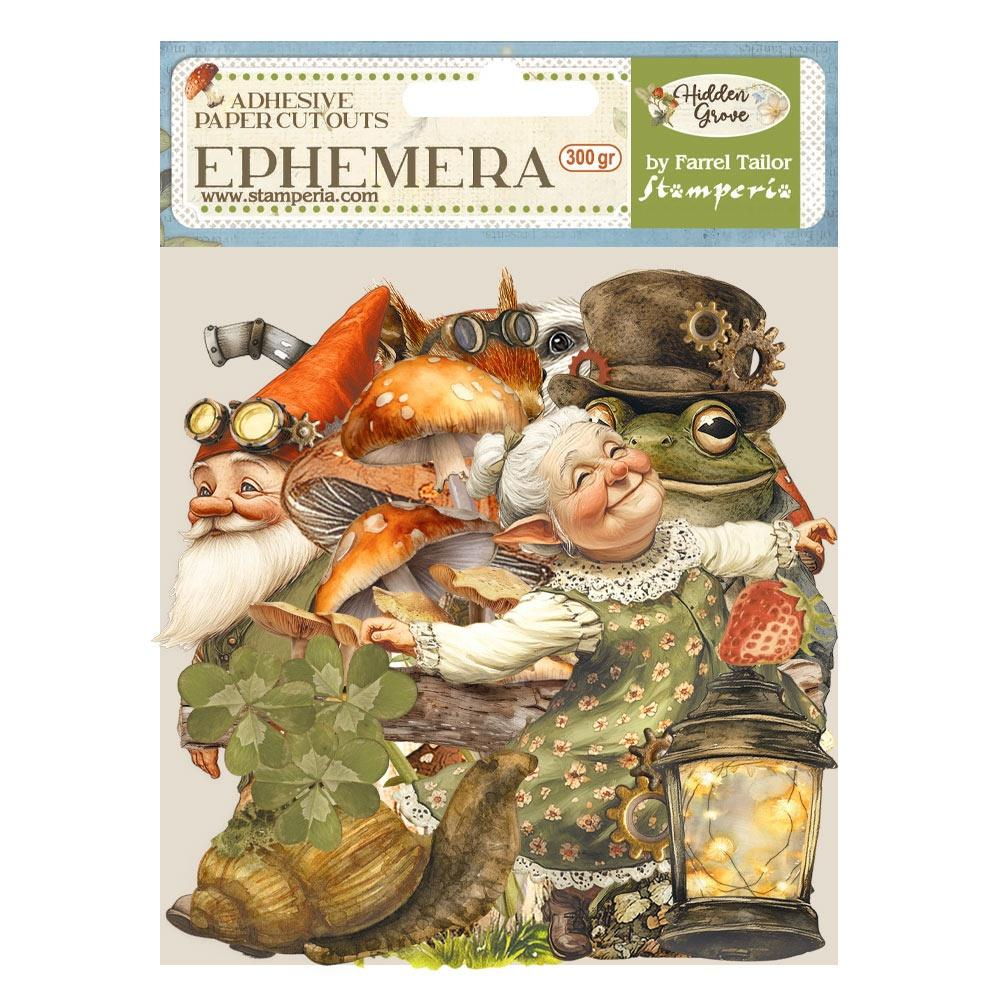 DISC - Stamperia Hidden Grove Cardstock Ephemera