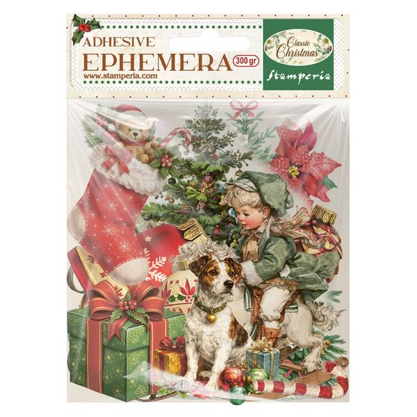Stamperia Classic Christmas Decorative Ephemera