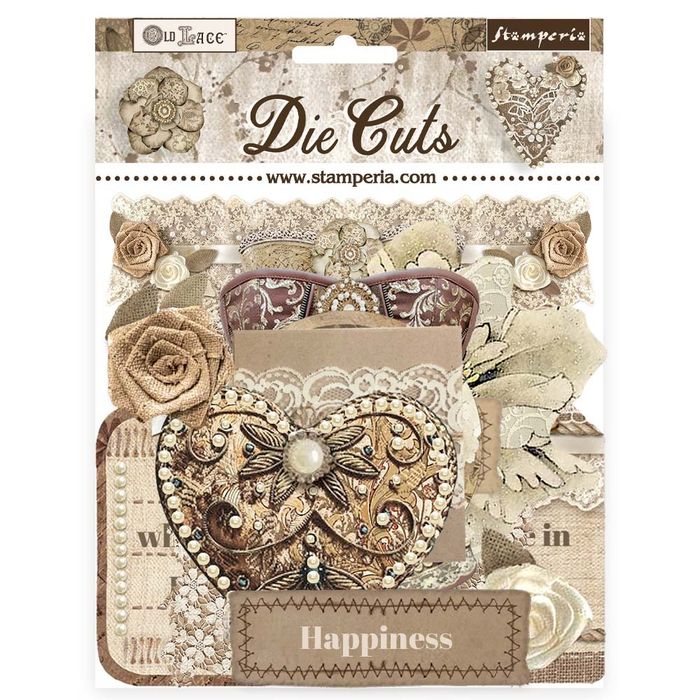 DISC - Stamperia Old Lace Die-Cuts