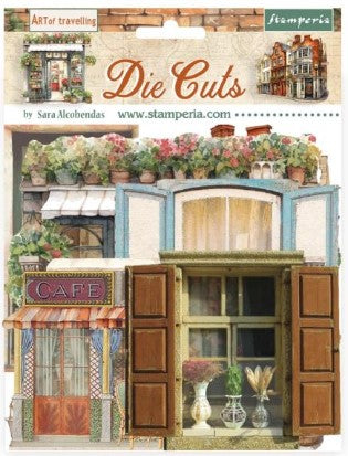 Stamperia Art of Traveling Die Cuts