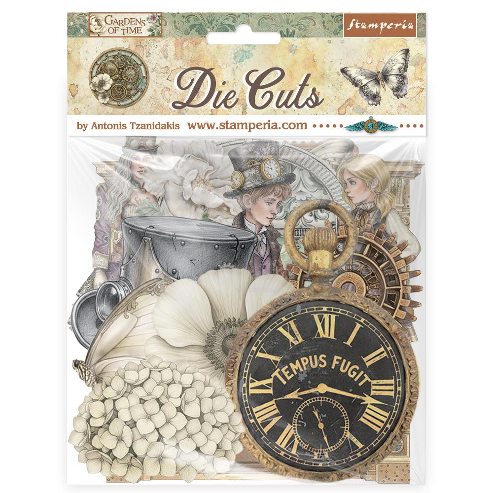 Stamperia Gardens of Time Assorted Die Cuts