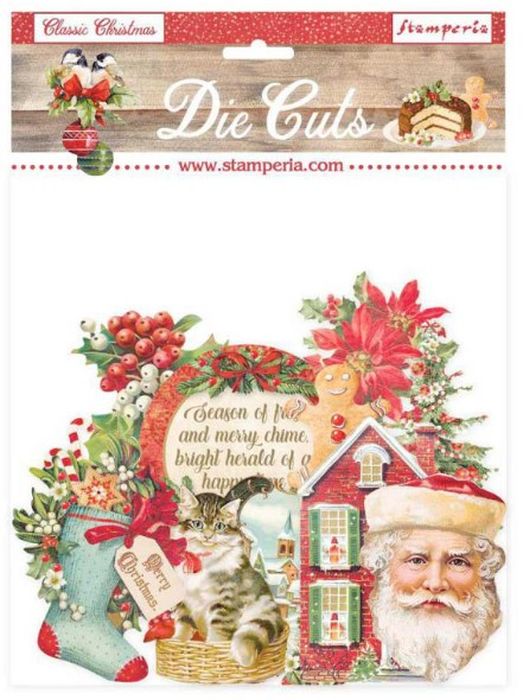 Stamperia Classic Christmas Die Cuts