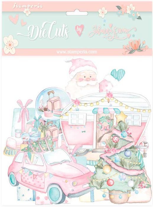Stamperia Die-Cuts-Christmas Rose