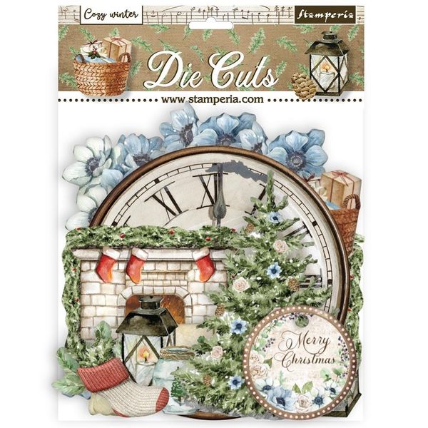 DISC - Stamperia Cozy Winter Die Cuts