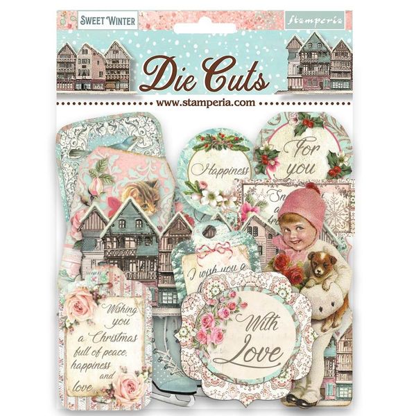 DISC - Stamperia Sweet Winter Die Cuts