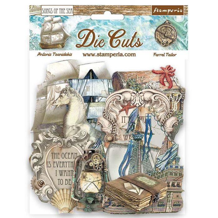 Stamperia Songs of the Sea Die Cuts