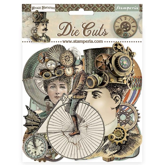 Stamperia Voyages Fantastiques Die Cuts