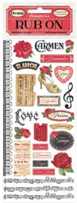 Stamperia Desire Rub-On
