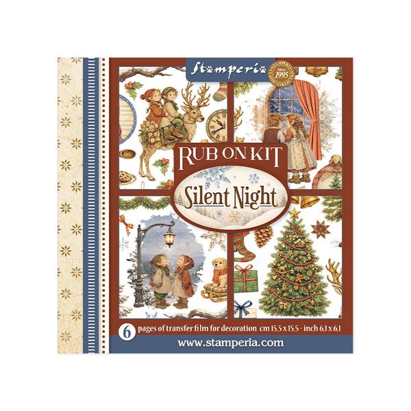 Stamperia Silent Night Decorative Rub On Kit