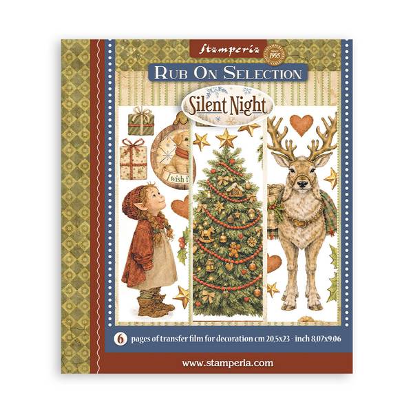 Stamperia Silent Night Decorative Rub On Selection