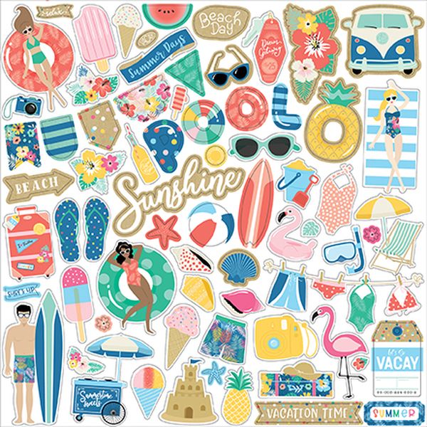 Dive into Summer Element Sticker