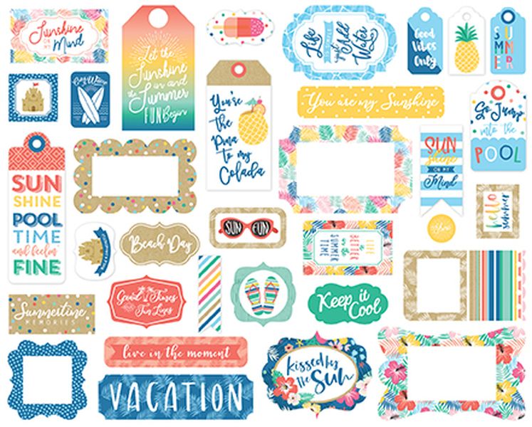 Dive Into Summer Frames & Tags