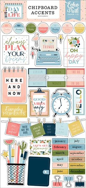 Echo Park Paper Company Day in the Life 6x13 Chipboard