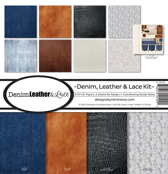 Reminisce Denim Leather and Lace Kit