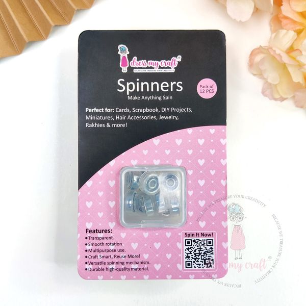 Dress My Craft Transparent Spinners