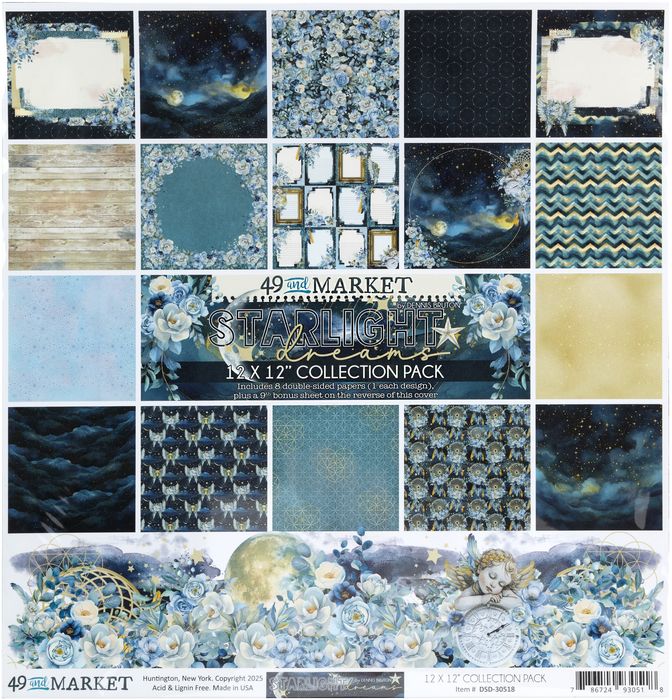 49 & Market Collection Pack 12"X12"-Starlight Dreams