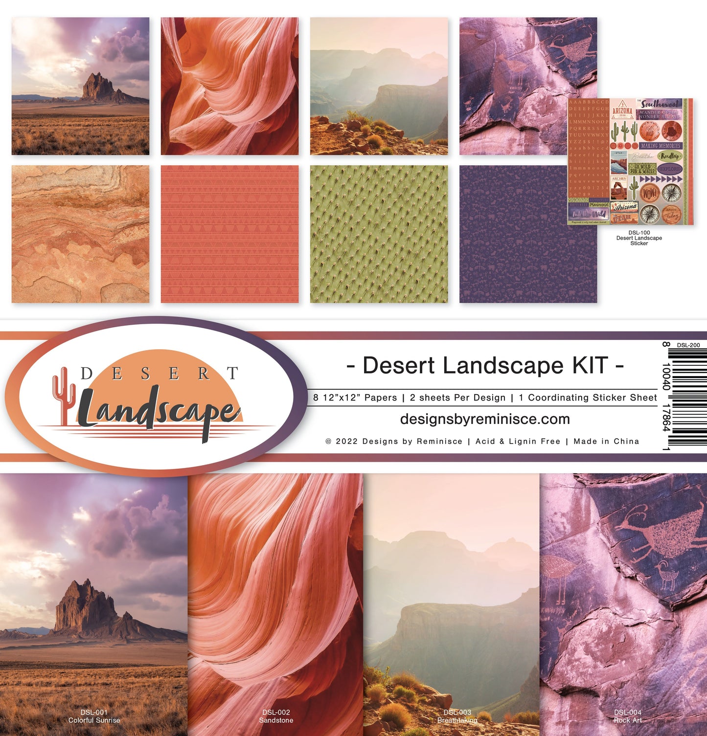 Reminisce Desert Landscape Collection Kit