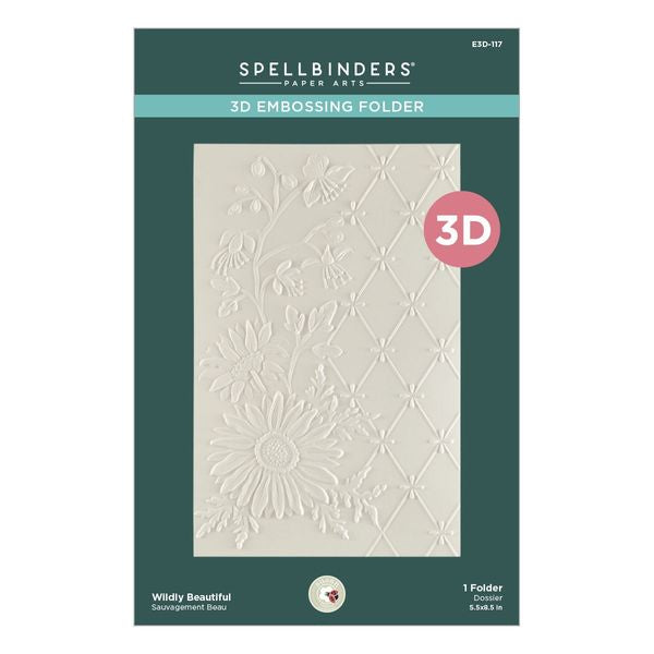 Spellbinders Through the Meadow - Wildly Beautiful 3D Embossing Folder