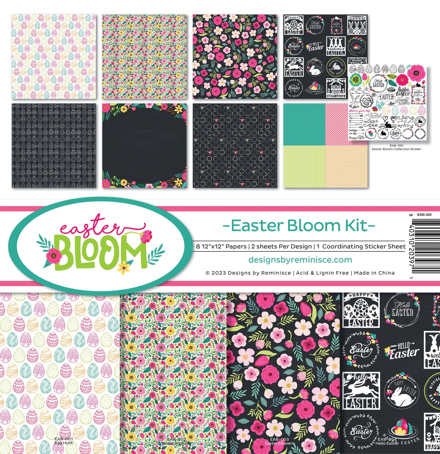 Reminisce Easter Bloom Collection Kit