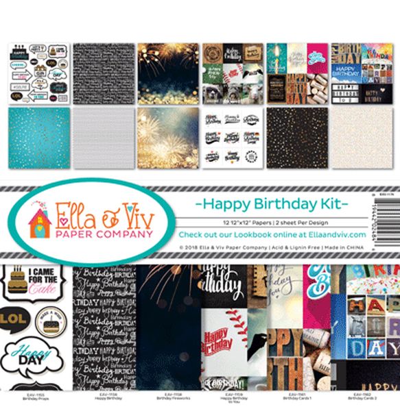 Reminisce Ella & Viv: Happy Birthday Kit