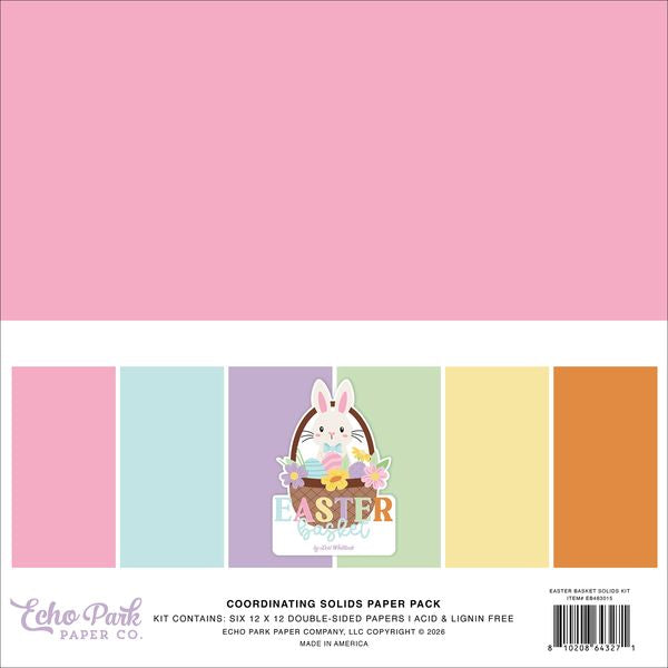 Echo Park Easter Basket Solids Kit
