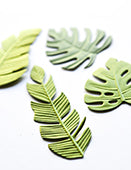 Memory Box Tropical Leaves 3D Embossing Folder and Matching Dies