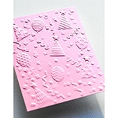 Memory Box Party Time 3D Embossing Folder and Dies
