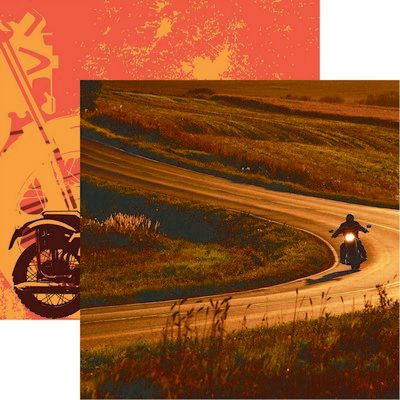 Reminisce Easy Rider: Backroads DS Paper (1 Sheet)