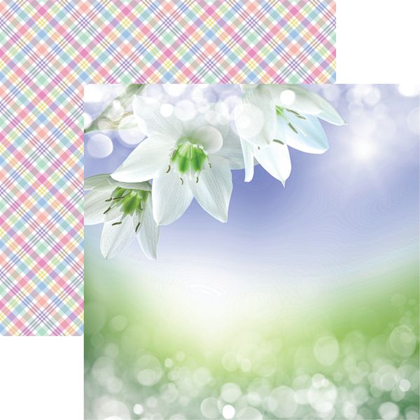 Reminisce Easter Lilies DS Paper (1 Sheet)