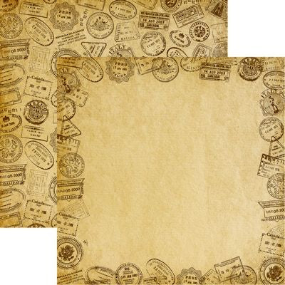 Reminisce Expedition Destination: Passpor DS Paper (1 Sheet)