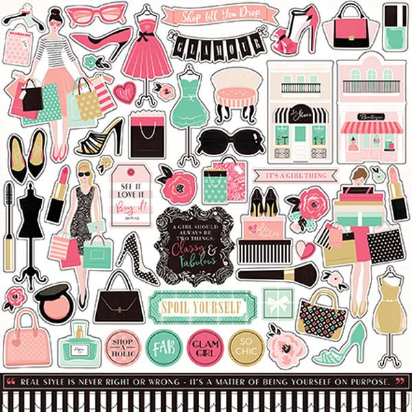 Fashionista Element Stickers