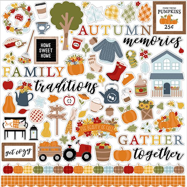 Echo Park Fall Fever Stickers