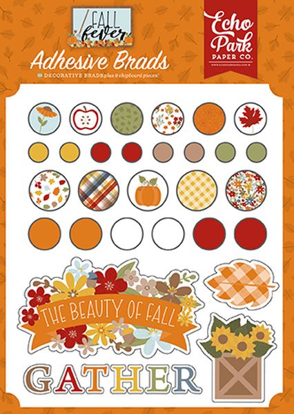 Fall Fever Adhesive Brads