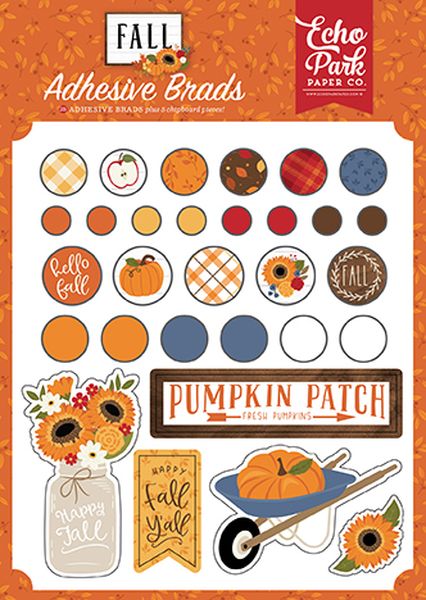 Fall Adhesive Brads